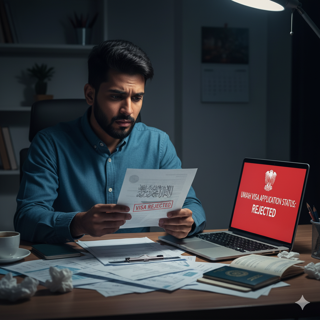 Saudi Umrah visa application rejection